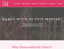 Tablet Screenshot of a2dance.com
